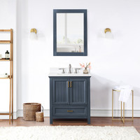 Altair Isla 30" Single Bathroom Vanity Set with Aosta White Engineered Stone Countertop Altair Isla 30" Single Bathroom Vanity Set with Aosta White Engineered Stone Countertop
