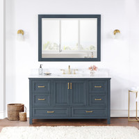 Altair Isla 60" Single Bathroom Vanity Set with Aosta White Engineered Stone Countertop Altair Isla 60" Single Bathroom Vanity Set with Aosta White Engineered Stone Countertop