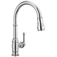 Delta Broderick 1.8 GPM Single Hole Pull Down Kitchen Faucet - Chrome