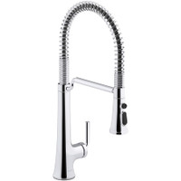 Kohler Tone 1.5 GPM Single Hole Pre-Rinse Pull Down Kitchen Faucet - Polished Chrome Kohler Tone 1.5 GPM Single Hole Pre-Rinse Pull Down Kitchen Faucet - Polished Chrome