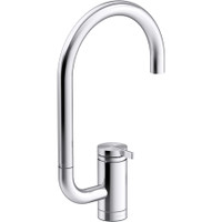 Kohler Components 1.5 GPM Single Hole Bar Faucet with Extended Reach High-Arch Swivel Spout and Two Function Aerator with SoftRinse Spray - Polished Chrome Kohler Components 1.5 GPM Single Hole Bar Faucet with Extended Reach High-Arch Swivel Spout and Two Function Aerator with SoftRinse Spray - Polished Chrome