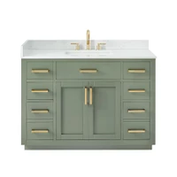 Altair Ivy 48" Free Standing Single Basin Vanity Set with Cabinet and Engineered Stone Vanity Top