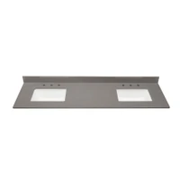 Altair Madrid 73" Engineered Stone Vanity Top with Backsplash