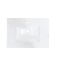Altair Salerno 31" Engineered Stone Vanity Top with Backsplash