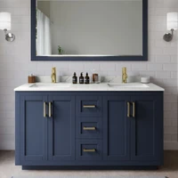 Wyndham Collection Miranda 60" Free Standing Double Basin Vanity Set with Cabinet and Quartz Vanity Top