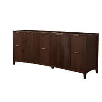 Wyndham Collection Palmilla 84" Double Free Standing Vanity Cabinet Only - Less Vanity Top