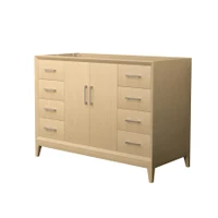 Wyndham Collection Janna 48" Single Free Standing Vanity Cabinet Only - Less Vanity Top