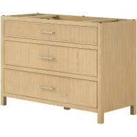 Wyndham Collection Isola 48" Single Free Standing Vanity Cabinet Only - Less Vanity Top
