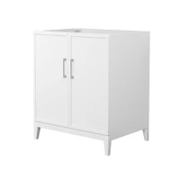 Wyndham Collection Elan 29" Single Free Standing Vanity Cabinet Only - Less Vanity Top