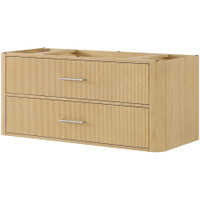 Wyndham Collection Francesca WM 48" Single Wall Mounted Vanity Cabinet Only - Less Vanity Top