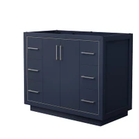 Wyndham Collection Icon 42" Single Free Standing Vanity Cabinet Only - Less Vanity Top