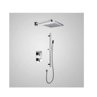 Royal Miami Thermo Shower System Kit Chrome with slide bar