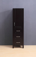 18.5" Espresso York  Linen Cabinet