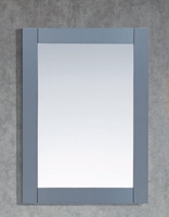 Key Largo Wooden Framed 36" Gray Mirror Key Largo Wooden Framed 36" Gray Mirror