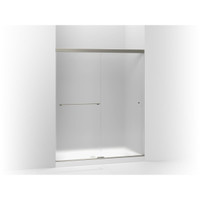 Kohler | Revel® sliding shower door, 70"H x 56-5/8 - 59-5/8"W, with 1/4" thick Frosted glass Kohler | Revel® sliding shower door, 70"H x 56-5/8 - 59-5/8"W, with 1/4" thick Frosted glass