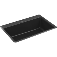 Kohler | Kennon® 33" x 22" x 10-1/8" Neoroc® top-/under-mount single-bowl kitchen sink Kohler | Kennon® 33" x 22" x 10-1/8" Neoroc® top-/under-mount single-bowl kitchen sink