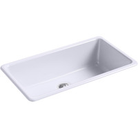 Kohler | IronTones® 33" x 18-3/4" x 9-5/8" top-/under-mount single-bowl kitchen sink Kohler | IronTones® 33" x 18-3/4" x 9-5/8" top-/under-mount single-bowl kitchen sink