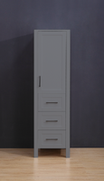 18.5" Gray  York  Linen Cabinet