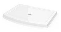 Fleurco ABV3248-18 48" In-Line Bowfront Acrylic Shower Base