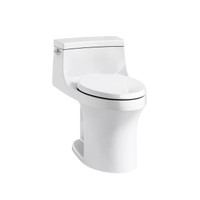 Kohler San Souci 1.28 GPF Elongated One-Piece Comfort Height Toilet with AquaPiston Technology - Seat Included - White
