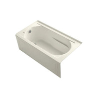 Kohler Devonshire Collection 60" Three Wall Alcove Soaking Bath Tub with Left Hand Drain