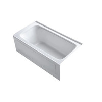 Kohler Bancroft Collection 60" Three Wall Alcove Soaking Bath Tub with Right Hand Drain