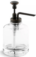 Kohler Artifacts Free Standing Glass Soap Dispenser