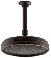 Kohler Traditional 8" Round 2.5 GPM Rainhead with Katalyst Air-Induction Spray Technology