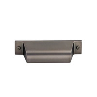 Top Knobs Channing Mixed Length Center to Center Cup Cabinet Pull from the Barrington Series