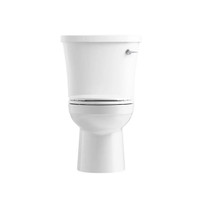 Kohler Kingston 1.28 GPF Two Piece Elongated Toilet with Right Hand Lever - Less Seat