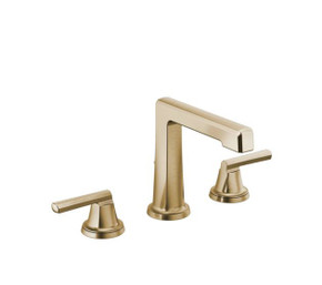 Brizo Levoir 1. 2 GPM High Spout Widespread Bathroom Faucet with Pop-Up Drain Assembly Less Handles