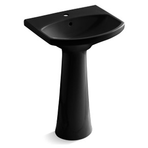 Kohler | Cimarron® Pedestal bathroom sink with single faucet hole Kohler | Cimarron® Pedestal bathroom sink with single faucet hole