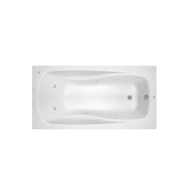 PROFLO 72" x 36" Whirlpool Bathtub with 8 Hydro Jets and EasyCare Acrylic - Drop In or Alcove Installation