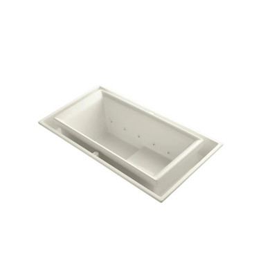 Kohler Sok Collection 75" Undermount or Drop In Effervescence Bath Tub with Right Side Drain