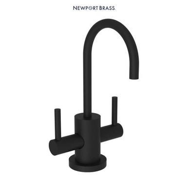 Newport Brass East Linear Double Handle Hot and Cold Water Dispenser - Less Hot Water Tank
