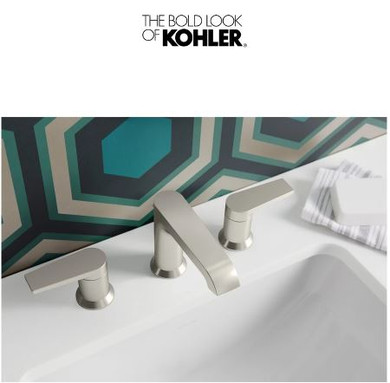 Kohler Hint 1.2 GPM Widespread Bathroom Faucet with Pop-Up Drain
