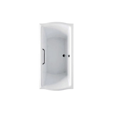 TOTO Clayton 66" Acrylic Soaking Bathtub for Drop In Installations with Center Drain