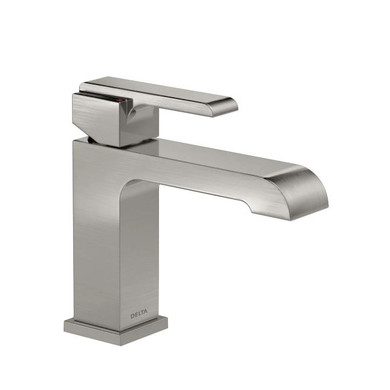 Delta Ara 1.2 GPM Single Hole Bathroom Faucet - Metal Pop-Up Drain Assembly Not Included
