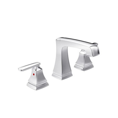 Delta Ashlyn 1.2 GPM Widespread Bathroom Faucet with Pop-Up Drain Assembly