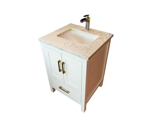 Armada 28 White Bathroom Vanity