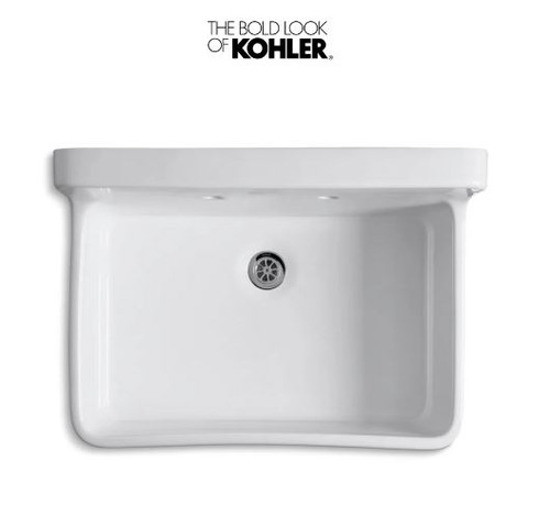 Buy Best Kohler 30" x 22" Wall-Mounted Utility Sink with 8" Widespread ...