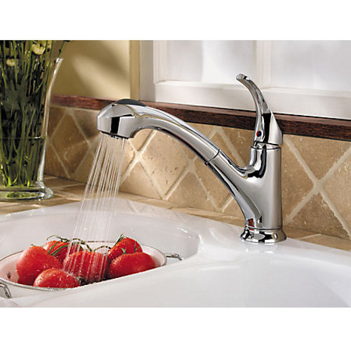 Price Pfister Shelton 1 Handle Pull Out Kitchen Faucet Chrome