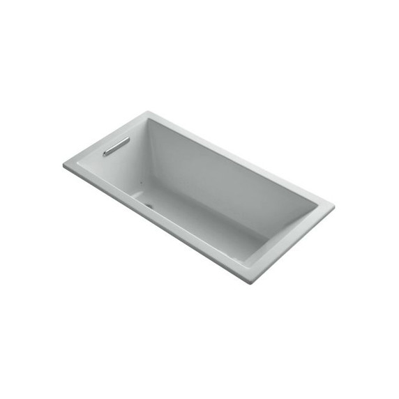 Kohler Underscore Rectangle 60 " Drop In Acrylic Air Tub with Reversible Drain