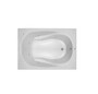 PROFLO 60" x 42" Whirlpool Bathtub with 8 Hydro Jets and EasyCare Acrylic - Drop In or Alcove Installation