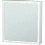 Duravit L-Cube 25-5/8" x 27-1/2" Lighted Framed Single Door Medicine Cabinet