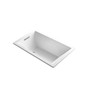 Kohler Underscore Rectangle 60" Drop In or Undermount Acrylic Soaking Tub with Reversible Drain