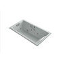 Kohler Tea-for-Two Collection 66" Undermount or Drop In Effervescence Bath Tub with Reversible Drain