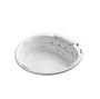 Kohler Riverbath 75" Drop In Jetted Whirlpool Bath Tub with Heater and Reversible Drain