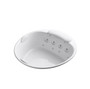 Kohler Riverbath Collection 66' Drop In Jetted Whirlpool Bath Tub with Reversible Drain