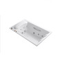 Kohler RiverBath Collection 75' Drop In Jetted Whirlpool Bath Tub with Center Drain